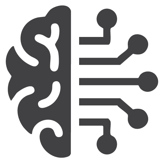brain with electrical connectors